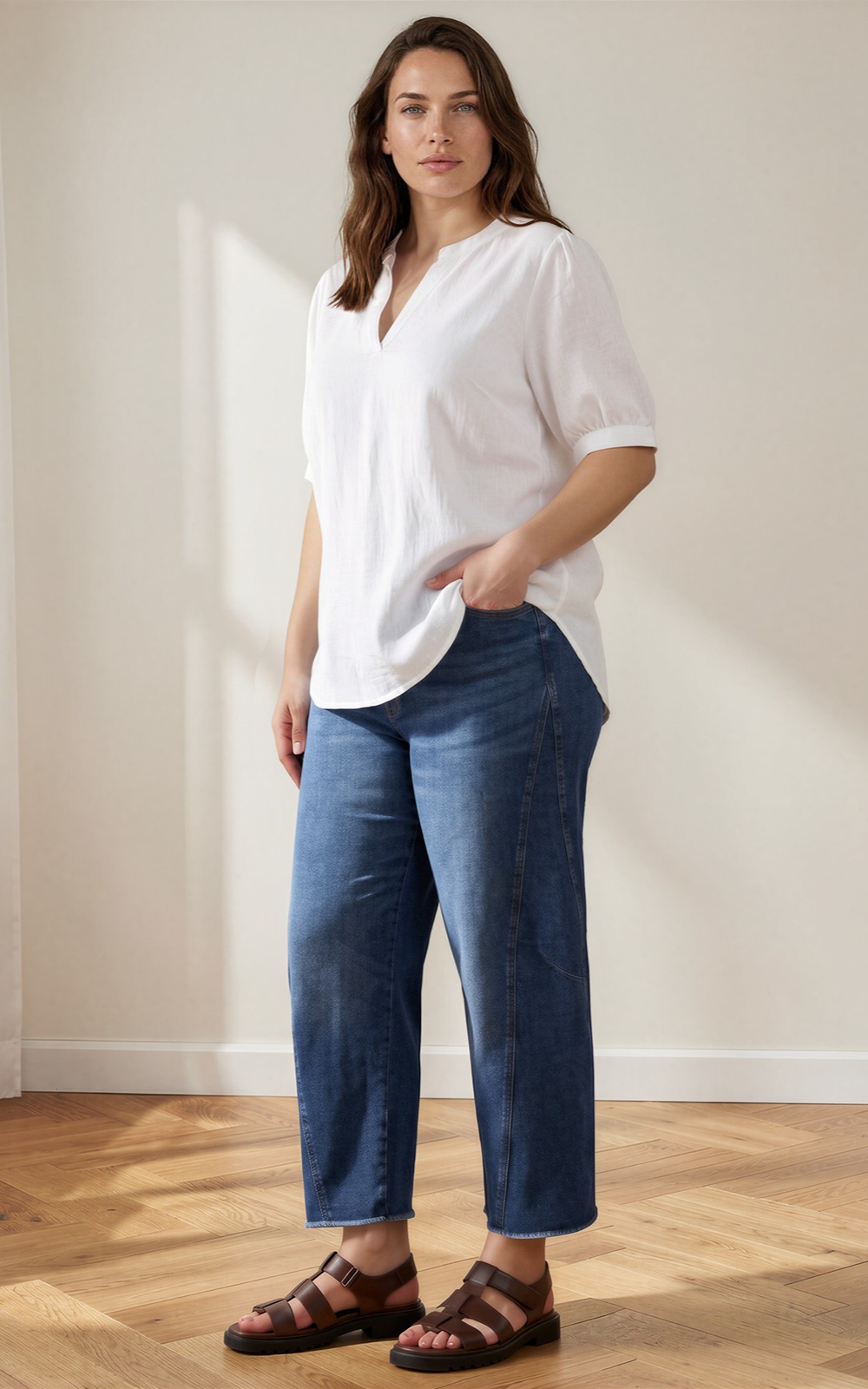 Womens Alyssa Hi-rise Jean product photo.
