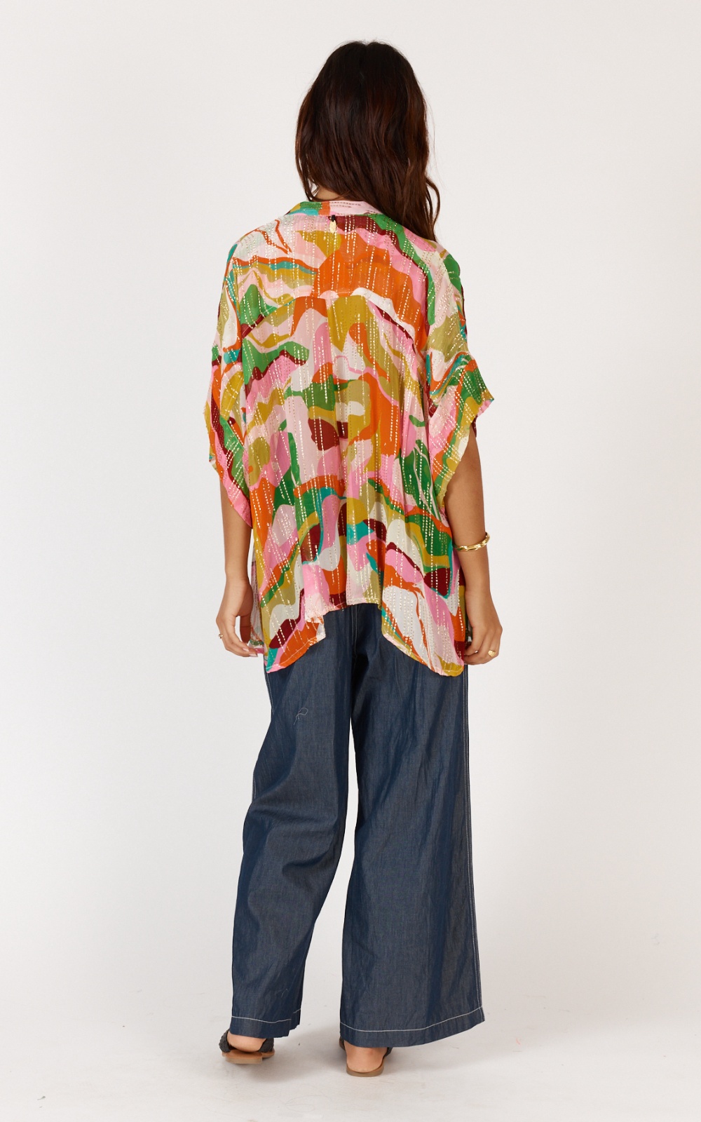 Wild Safari Kaftan Shirt product photo.