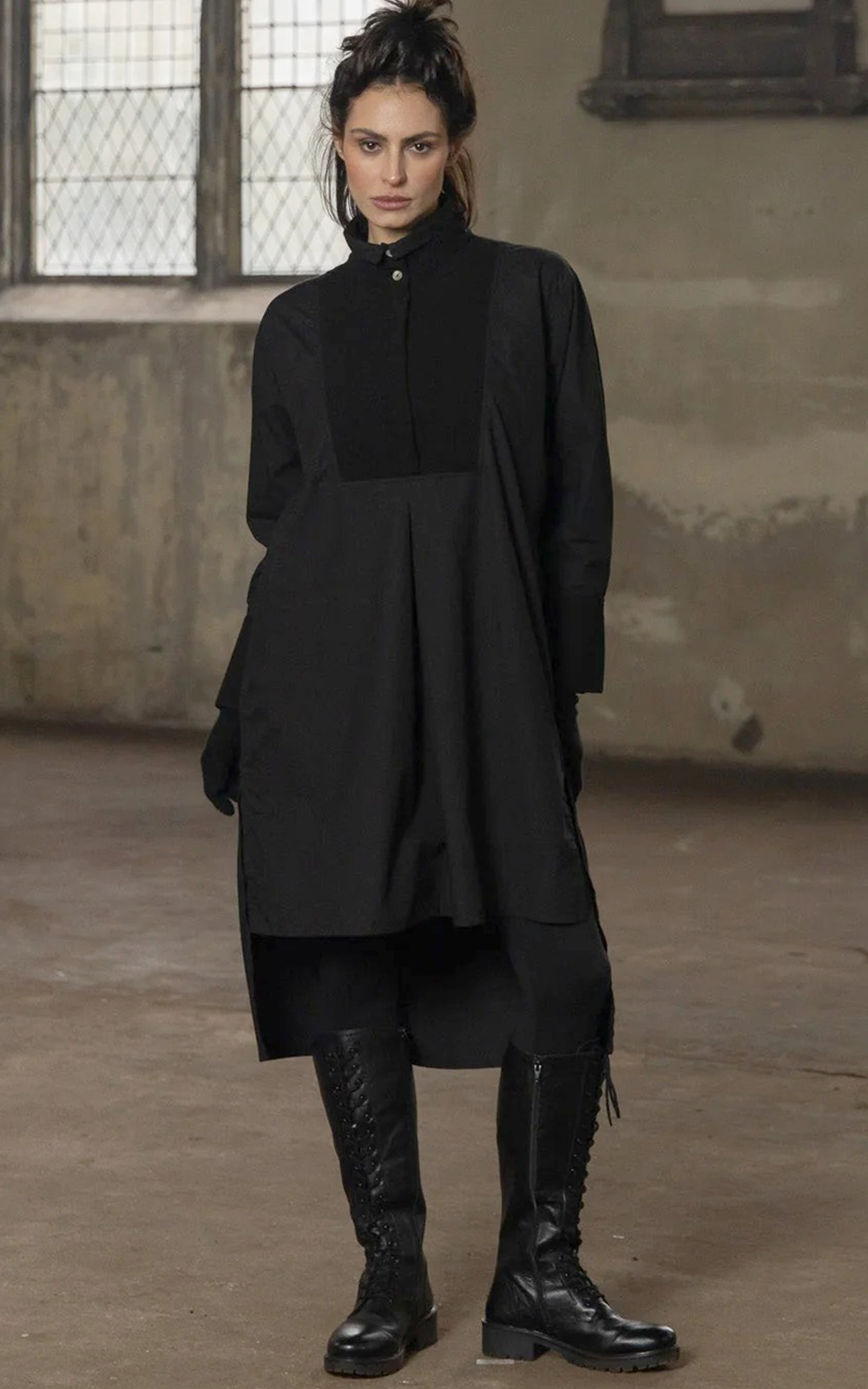 Winifred Shirt Dress product photo.