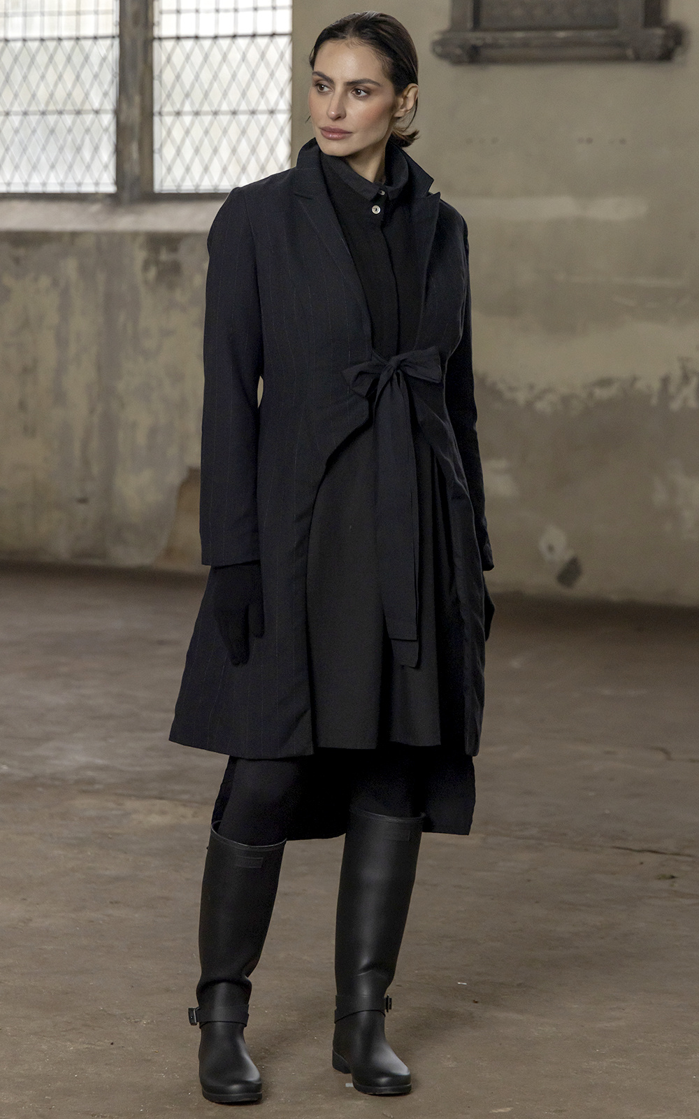 Winifred Shirt Dress product photo.