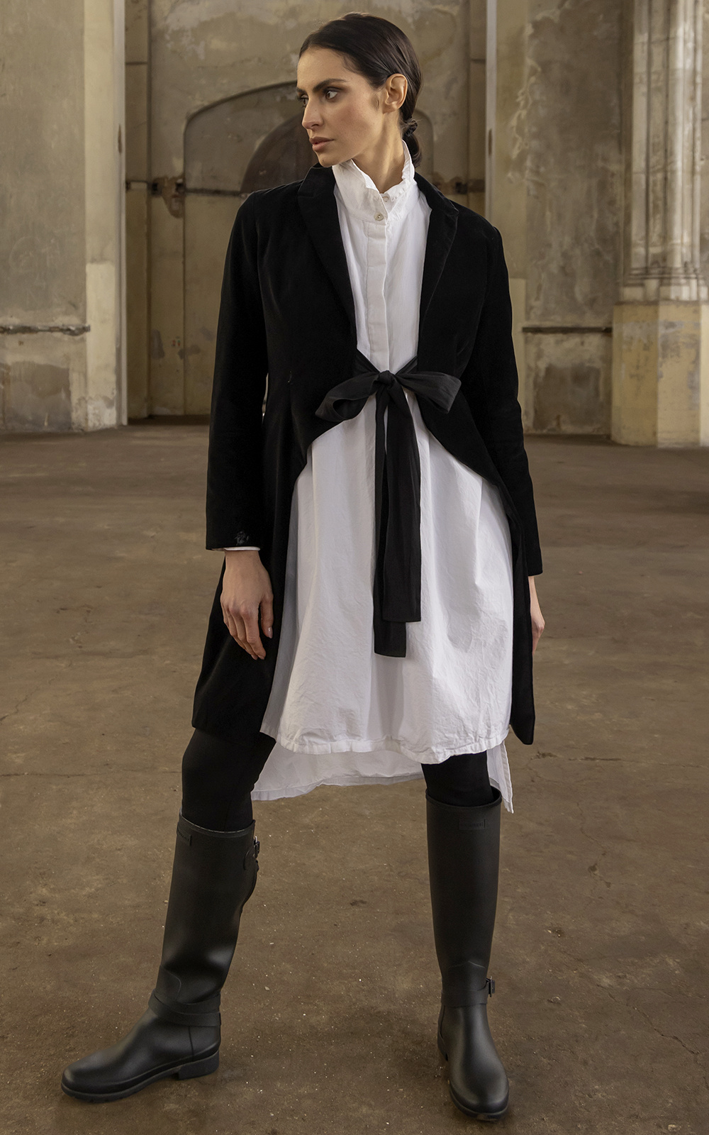Winifred Shirt Dress product photo.