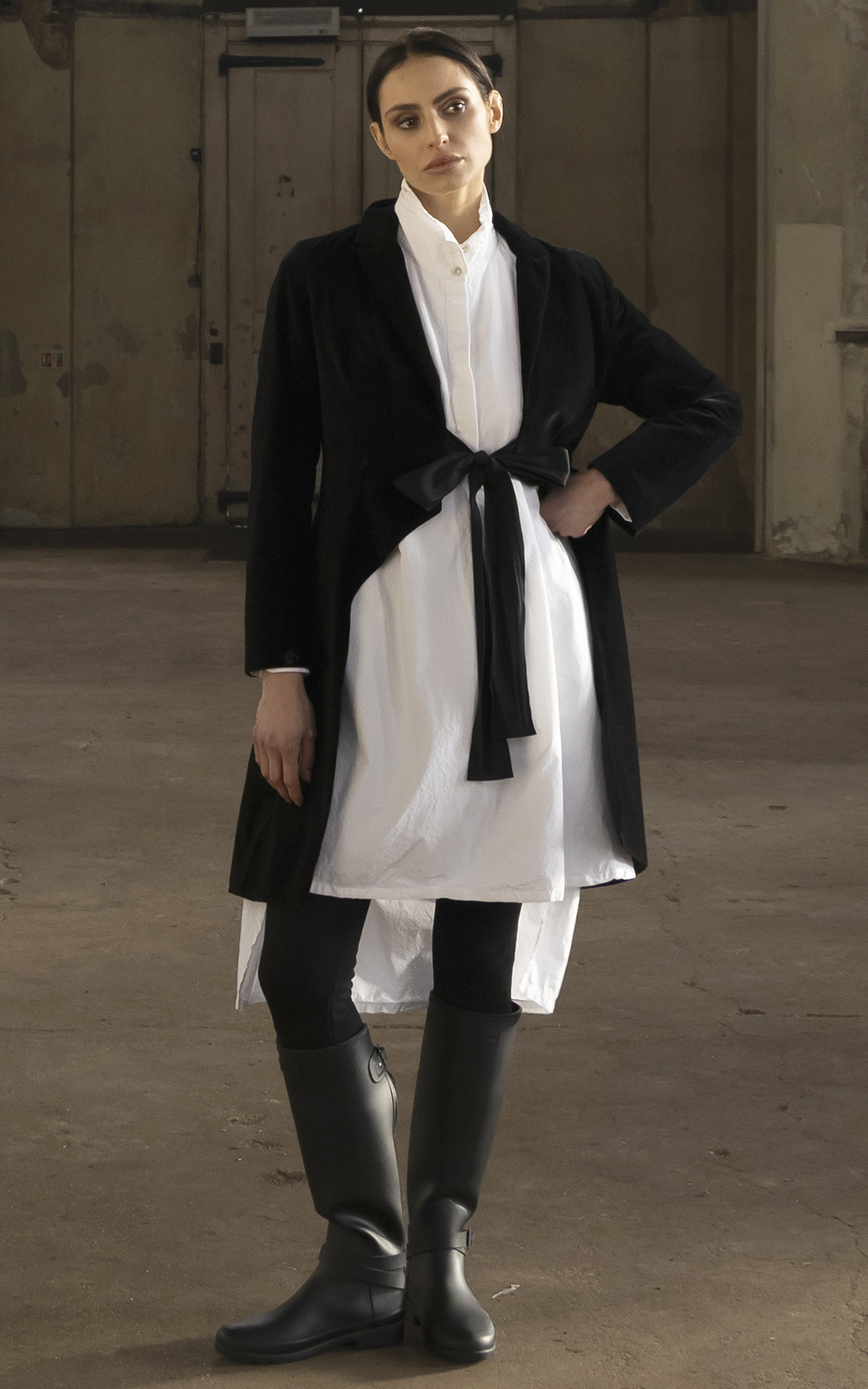 Winifred Shirt Dress product photo.