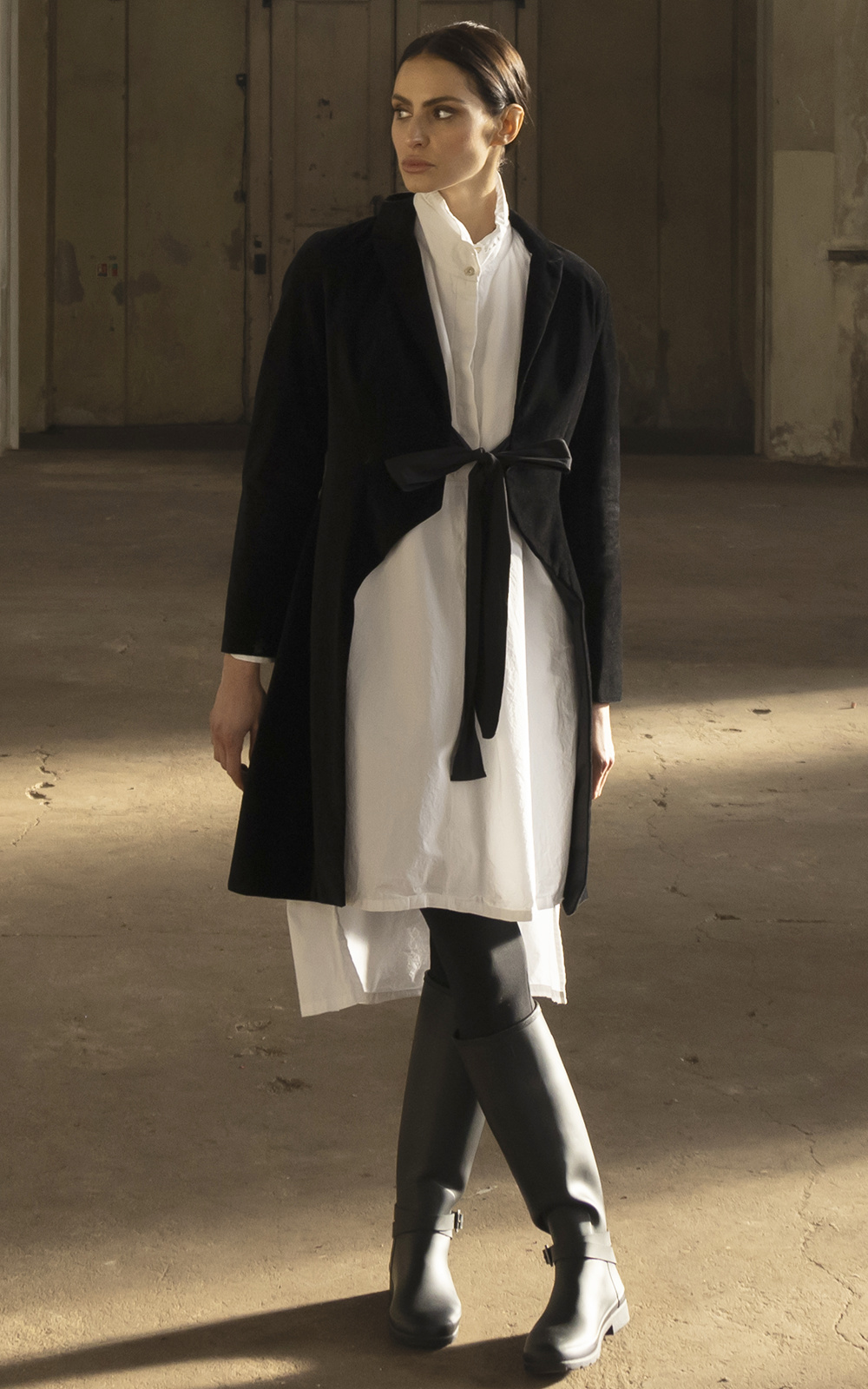Winifred Shirt Dress product photo.