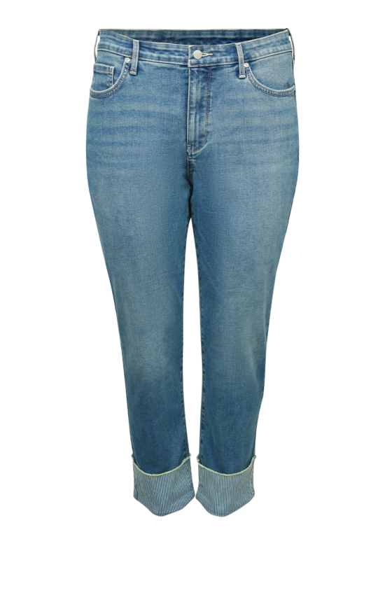Womens Sheri Slim Ankle Wide Stripe Cuff product photo.