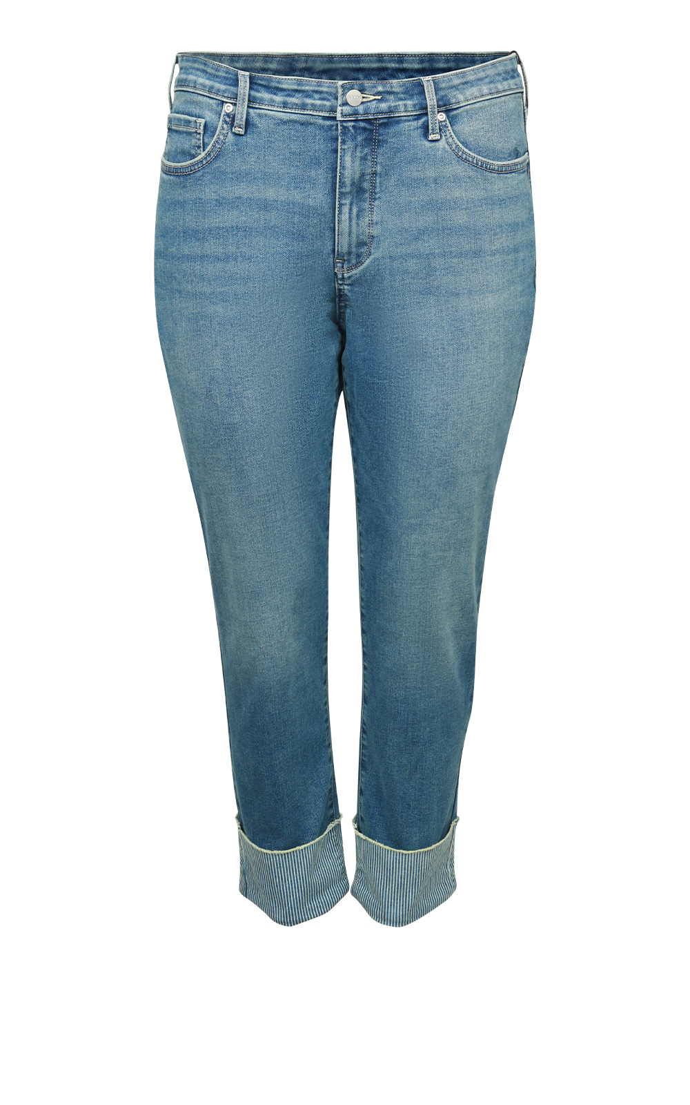 Womens Sheri Slim Ankle Wide Stripe Cuff product photo.