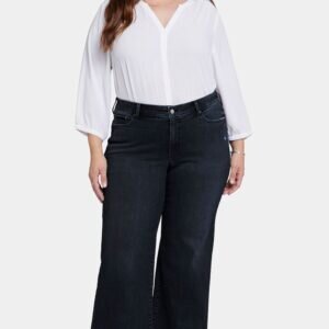 Womens Teresa Wide Leg Ankle Fray Hem
