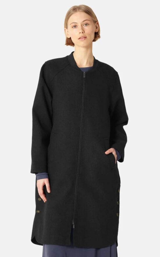 A Line Wool Coat product photo.