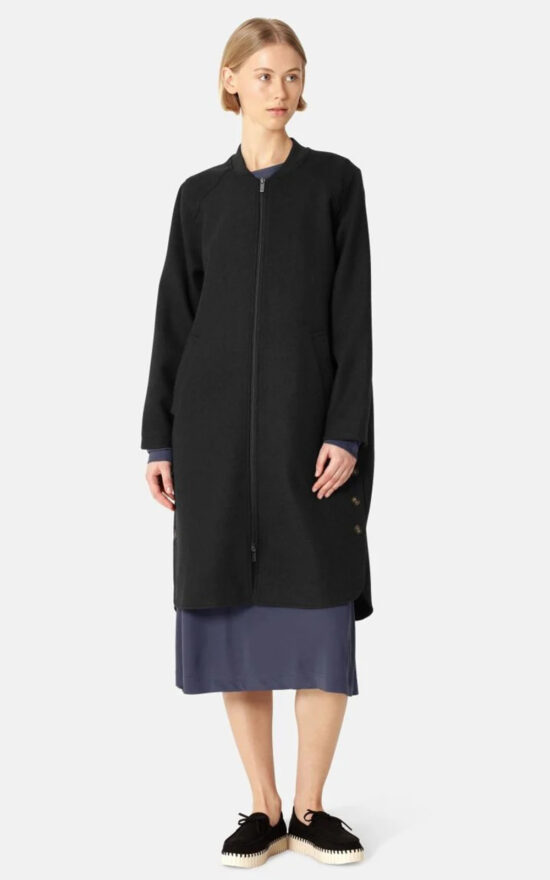 A Line Wool Coat product photo.