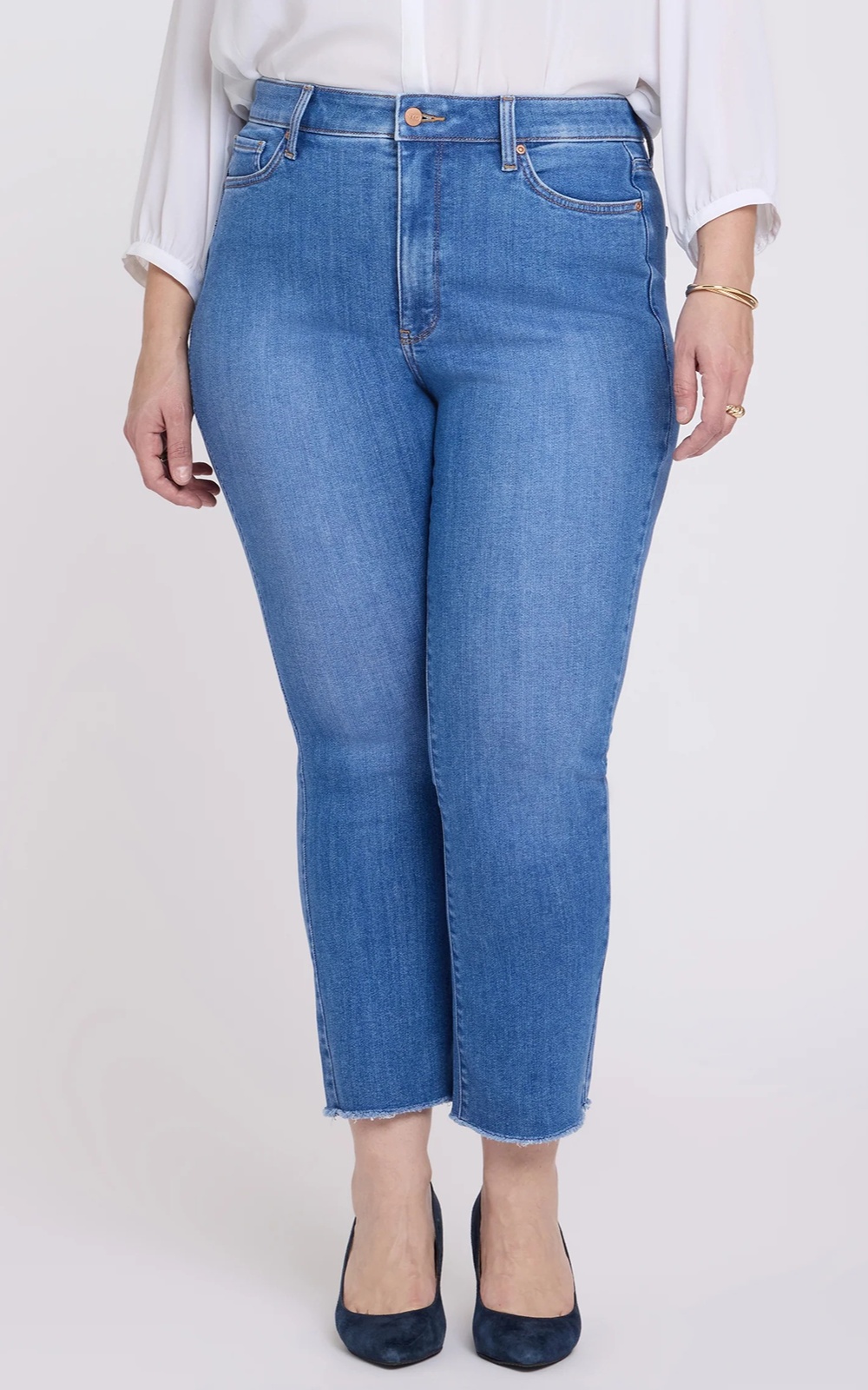 Womens Billie Mini Boot Ankle Hi-rise Jean product photo.