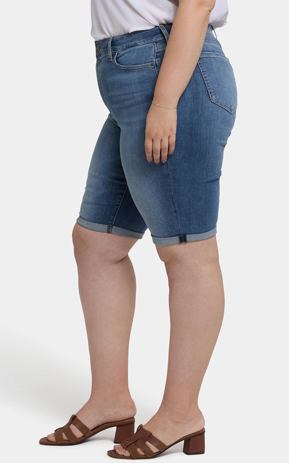 Womens Briella Short Roll Cuff  product photo.