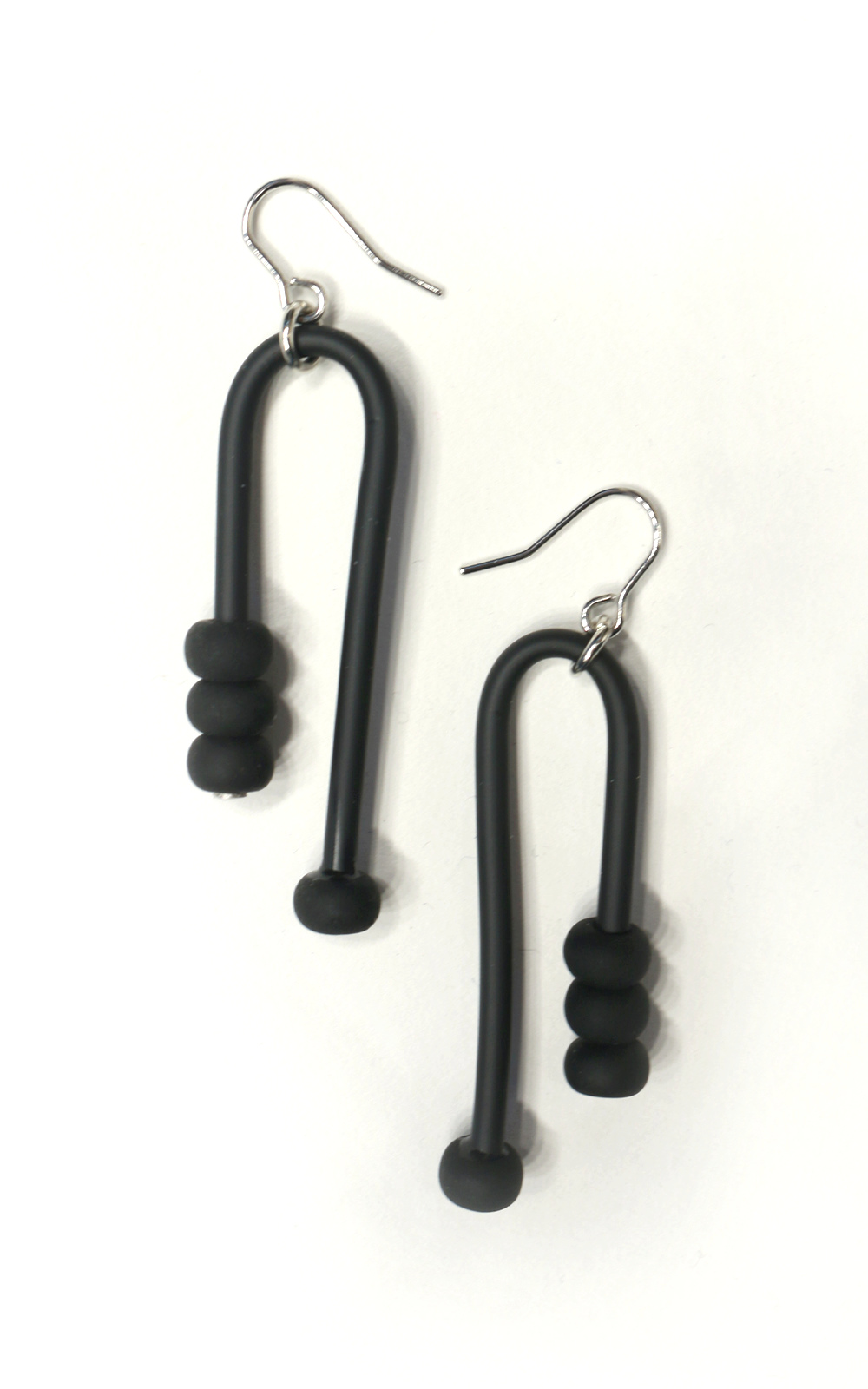 Bead Upside Down Earrings product photo.