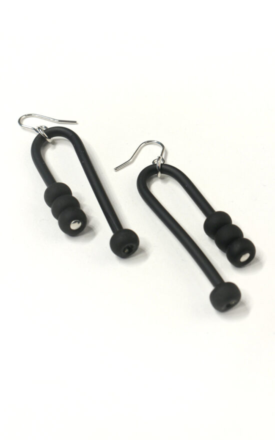 Bead Upside Down Earrings product photo.