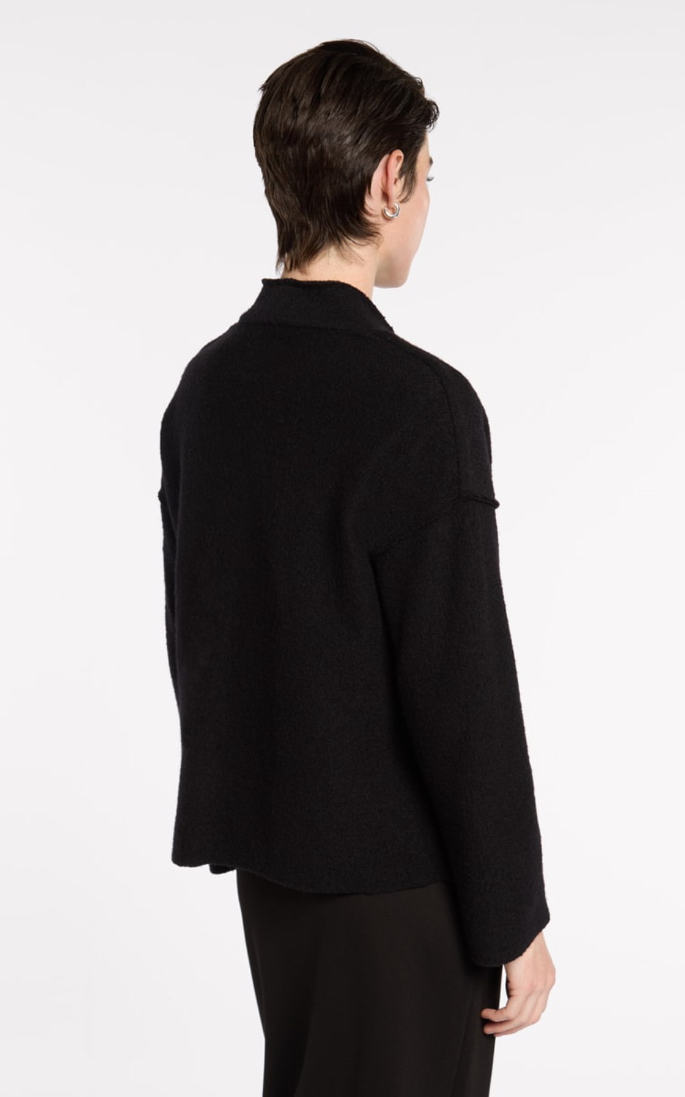 Boiled Wool Jacket product photo.