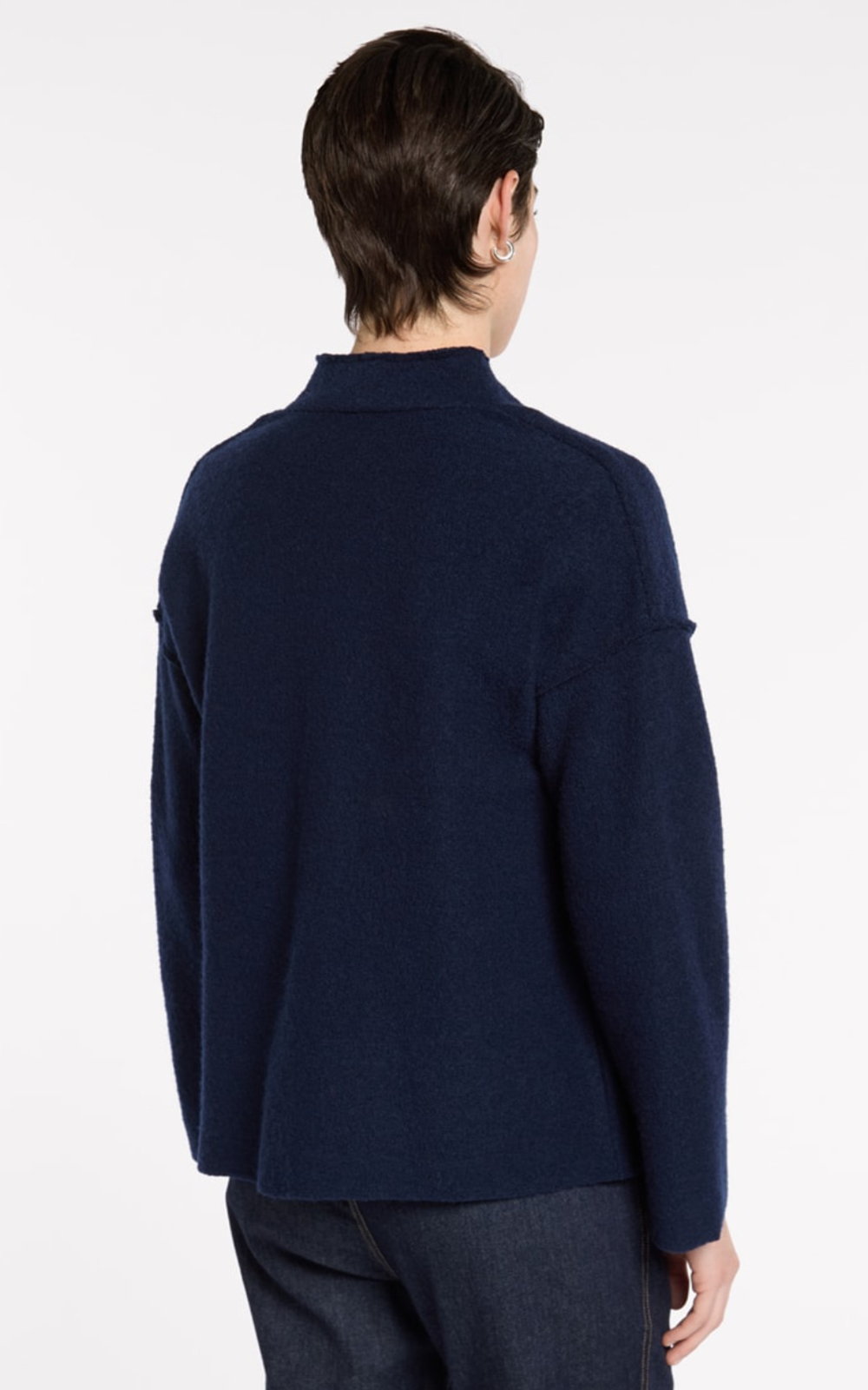 Boiled Wool Jacket product photo.