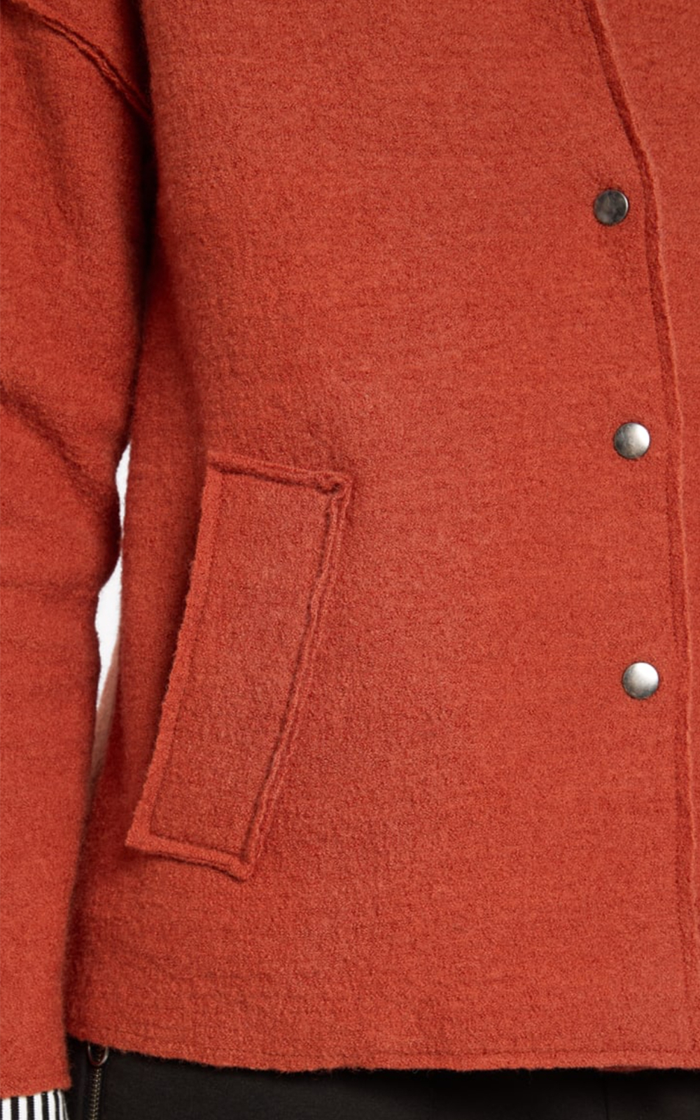 Boiled Wool Jacket product photo.