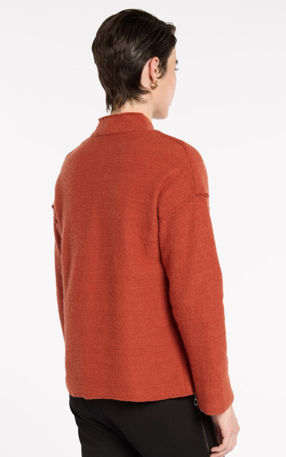 Boiled Wool Jacket product photo.