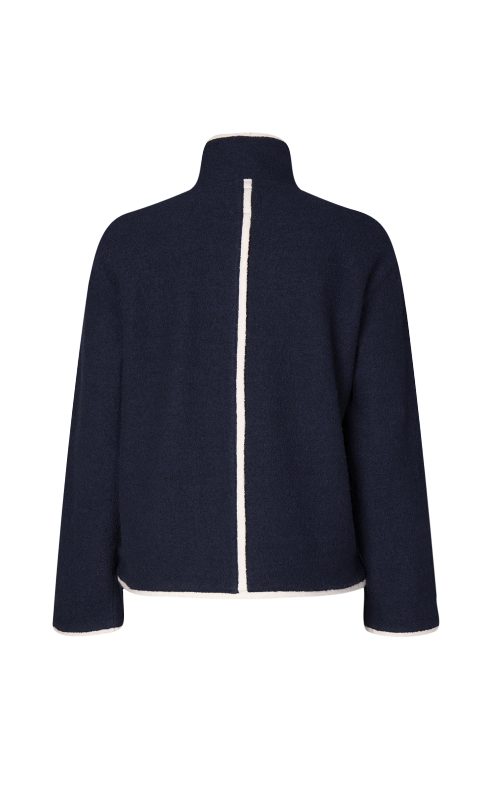 Contrast Boiled Wool Jacket product photo.