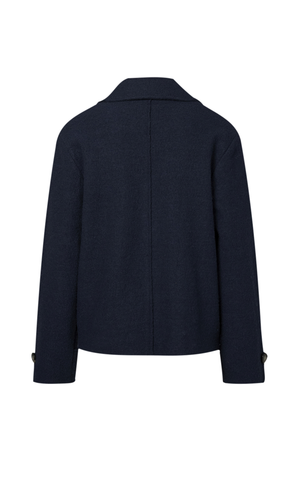 Cropped Boiled Wool Jacket product photo.