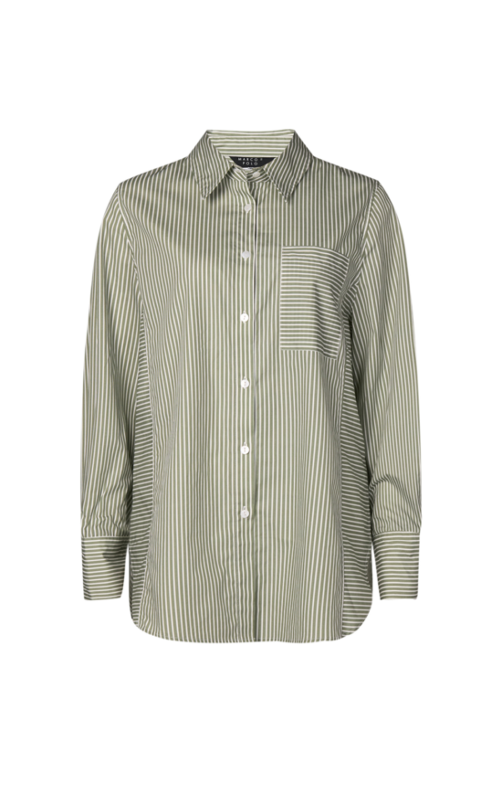 Longline Stripe Shirt product photo.