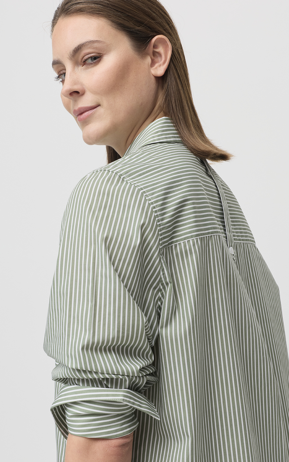 Longline Stripe Shirt product photo.