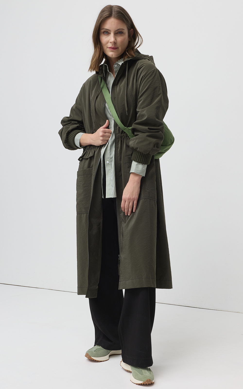 Longline Stripe Shirt product photo.