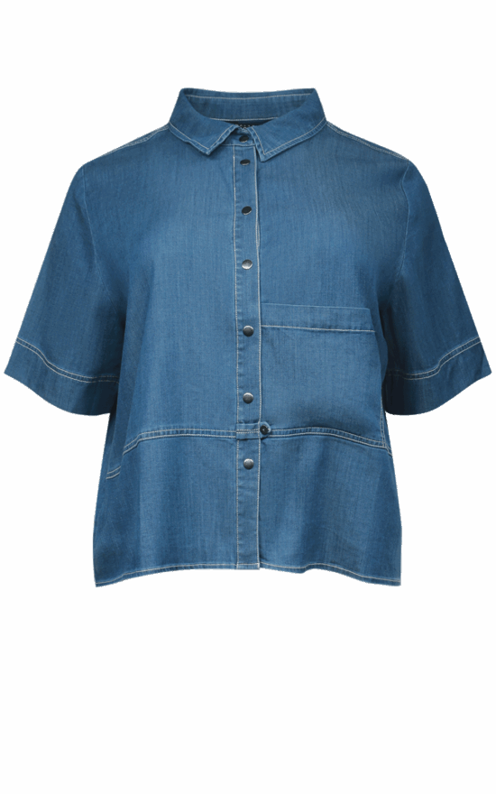 Daydrift Denim Shirt product photo.