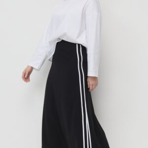 Twin Stripe Ponte Skirt
