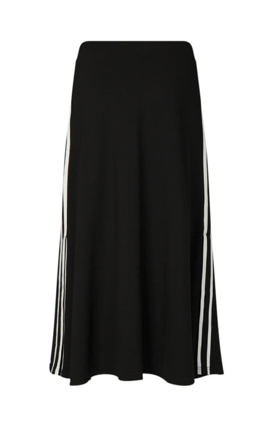 Twin Stripe Ponte Skirt product photo.