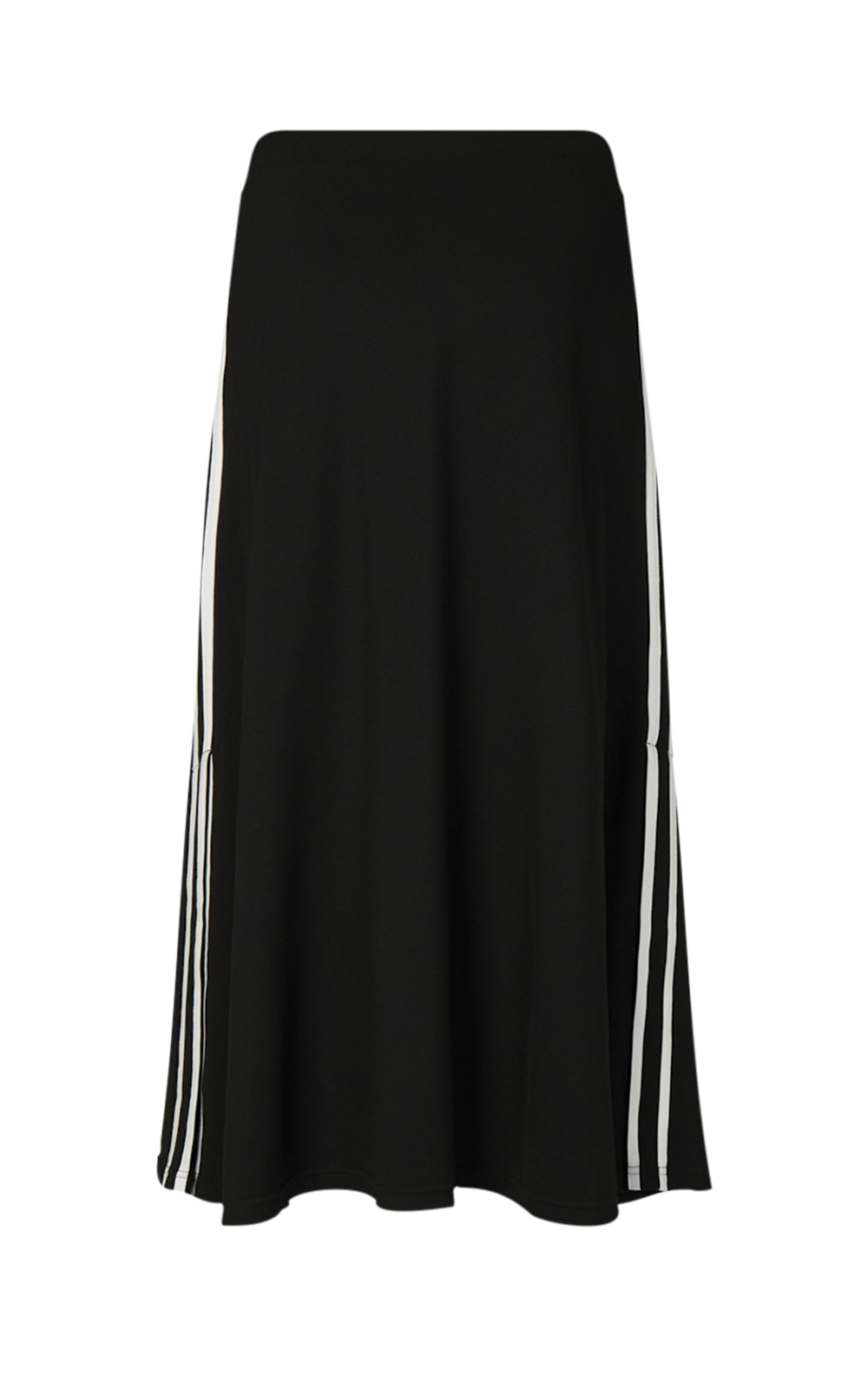 Twin Stripe Ponte Skirt product photo.