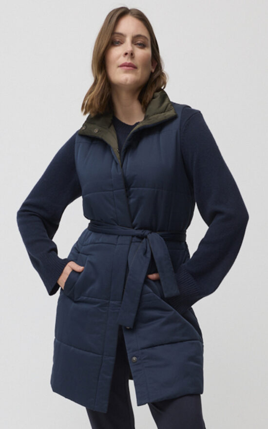 Reversible Belted Vest  product photo.