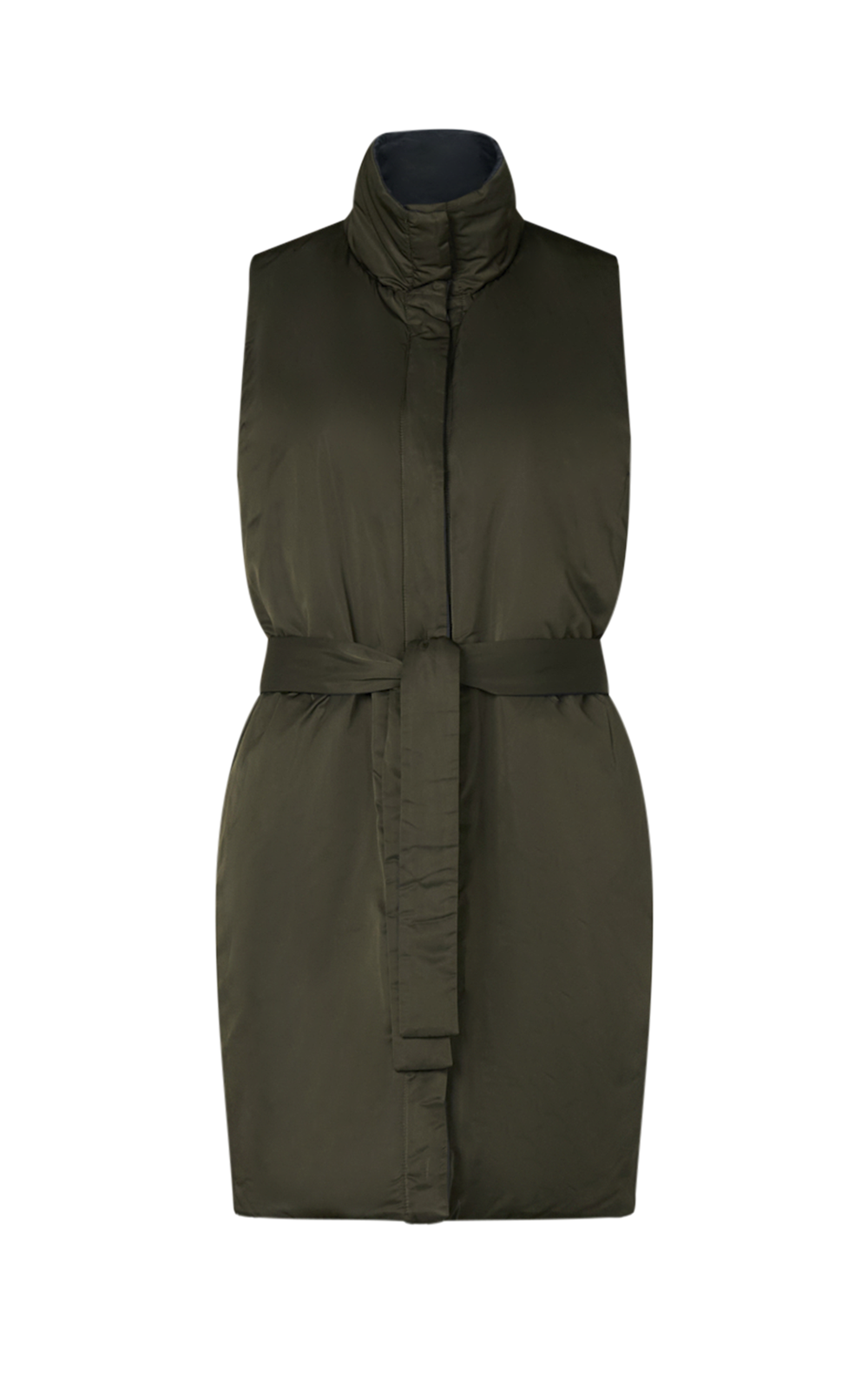 Reversible Belted Vest  product photo.