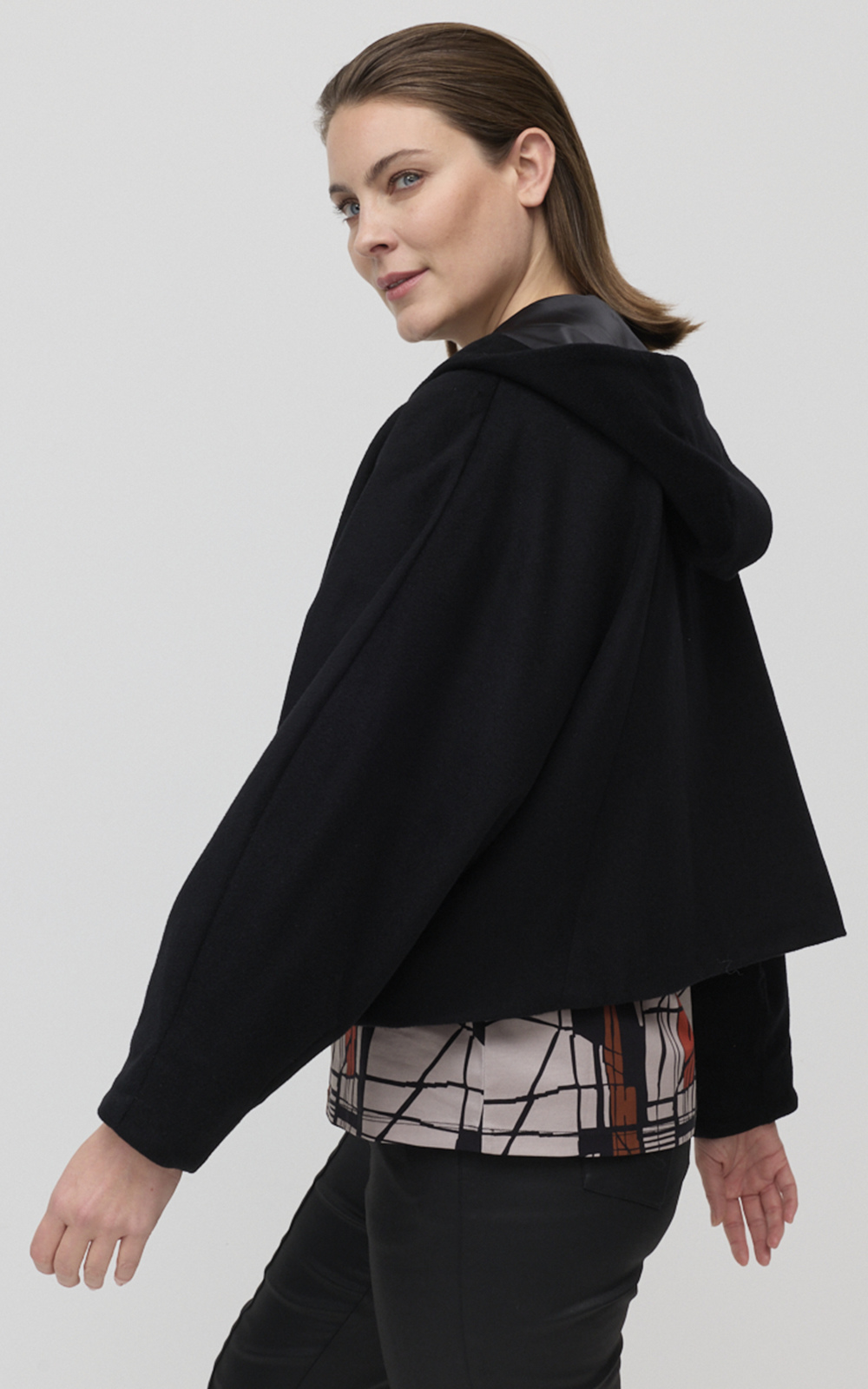 Hooded Jacket product photo.