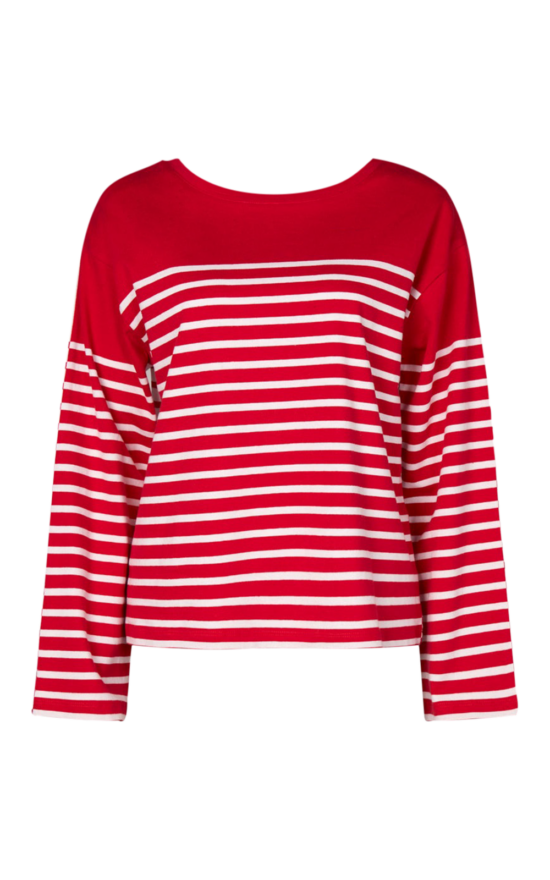 Two Way Stripe Sweat product photo.