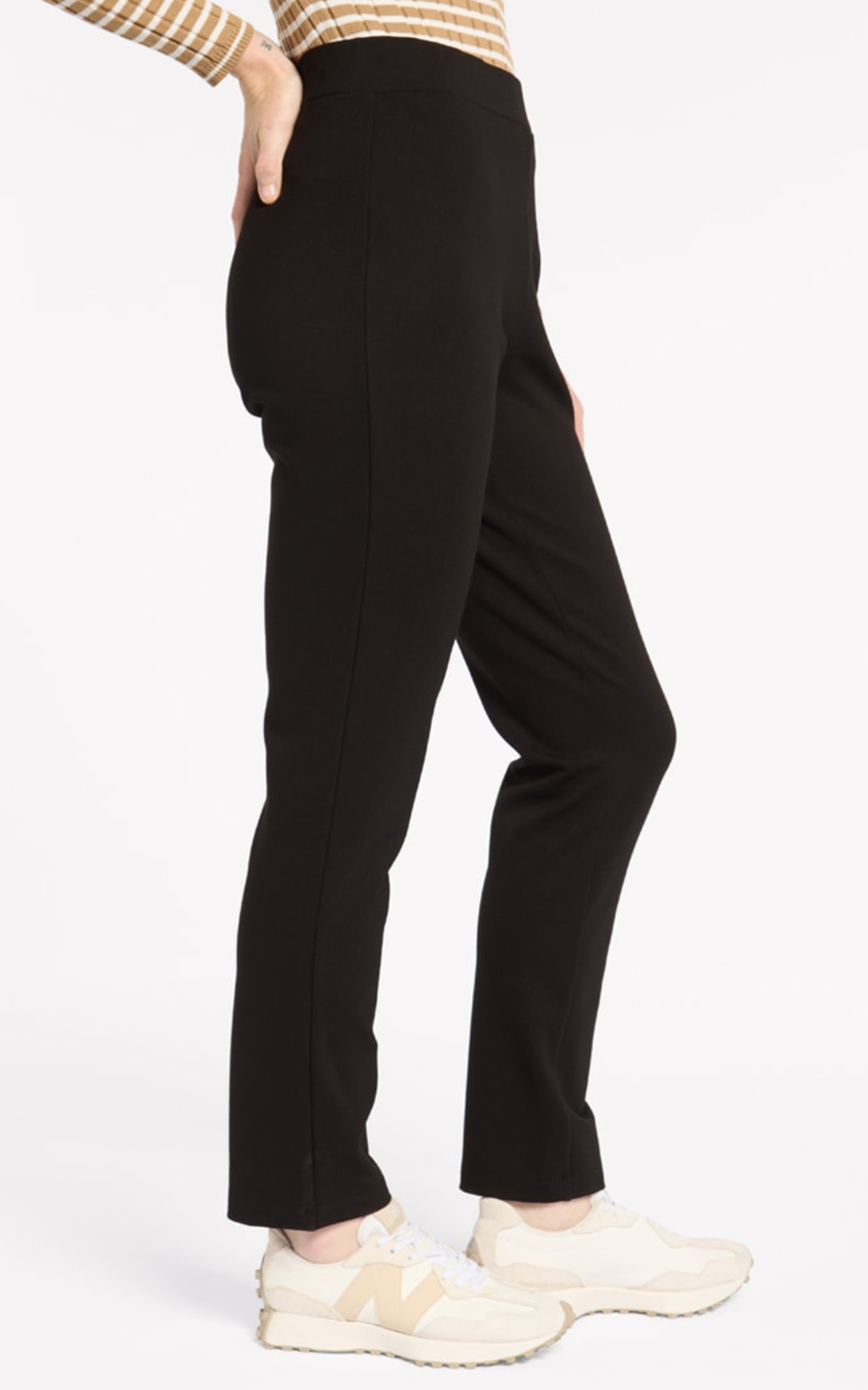 Pull On Ponte Pant product photo.