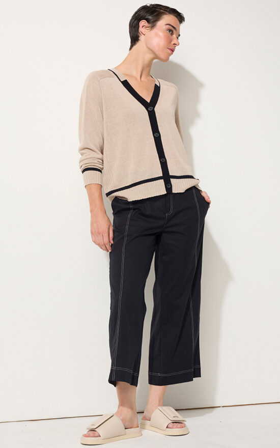 Essential Wide Leg Pant product photo.