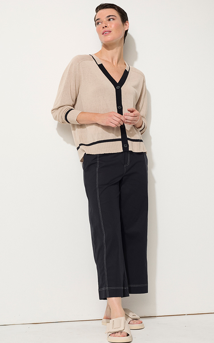 Essential Wide Leg Pant product photo.