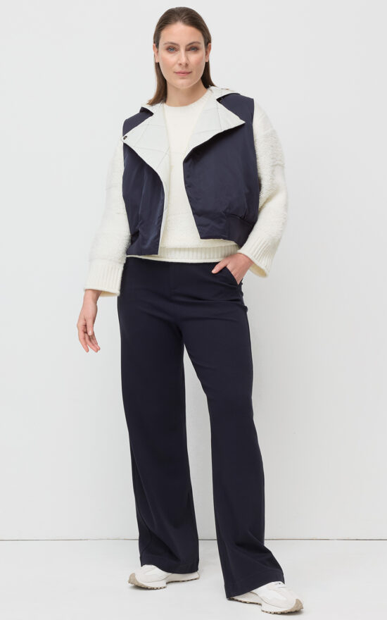 Stretch Tech Wide Leg Pant product photo.