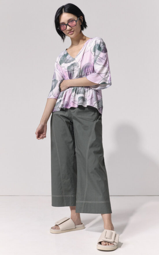 Essential Wide Leg Pant product photo.