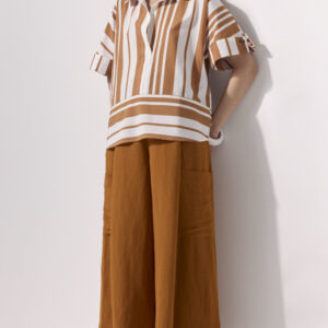 Deep Pleat Pocket Culotte