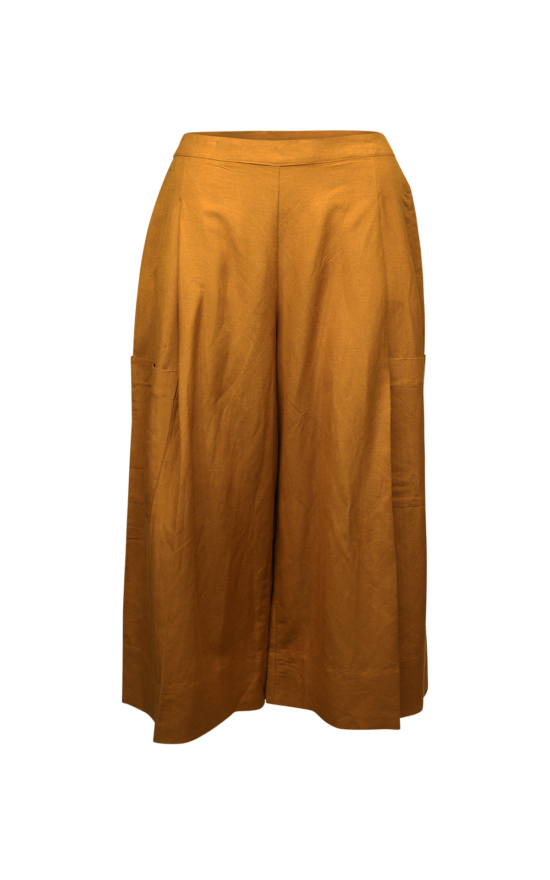 Deep Pleat Pocket Culotte product photo.