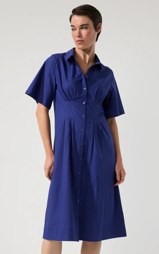 Poplin Shirtdress product photo.