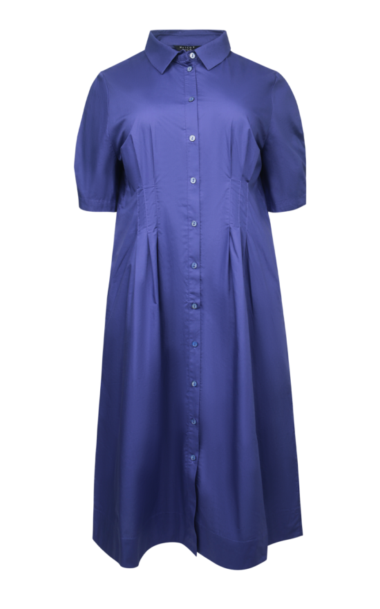 Poplin Shirtdress product photo.