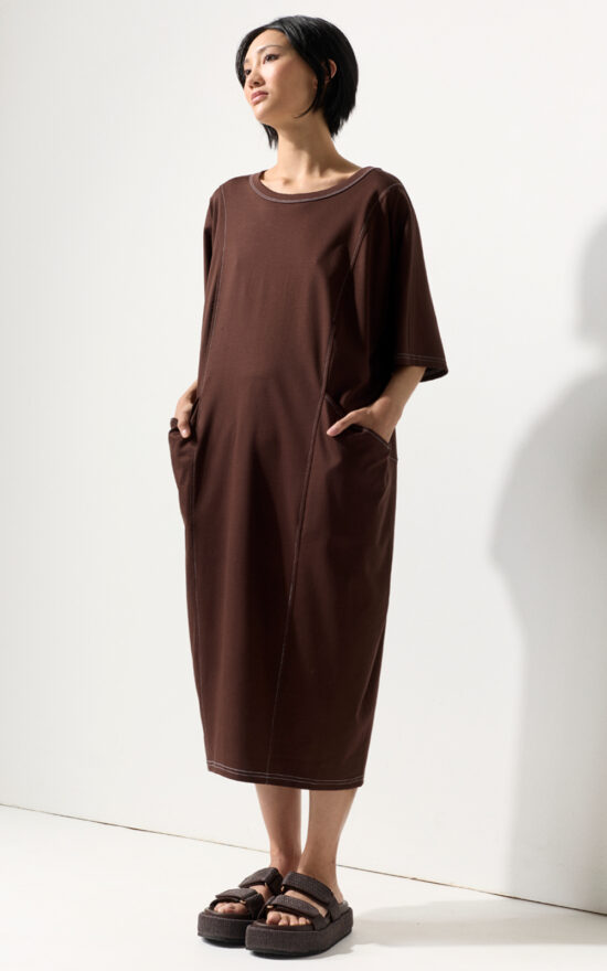Cocoon Dress product photo.