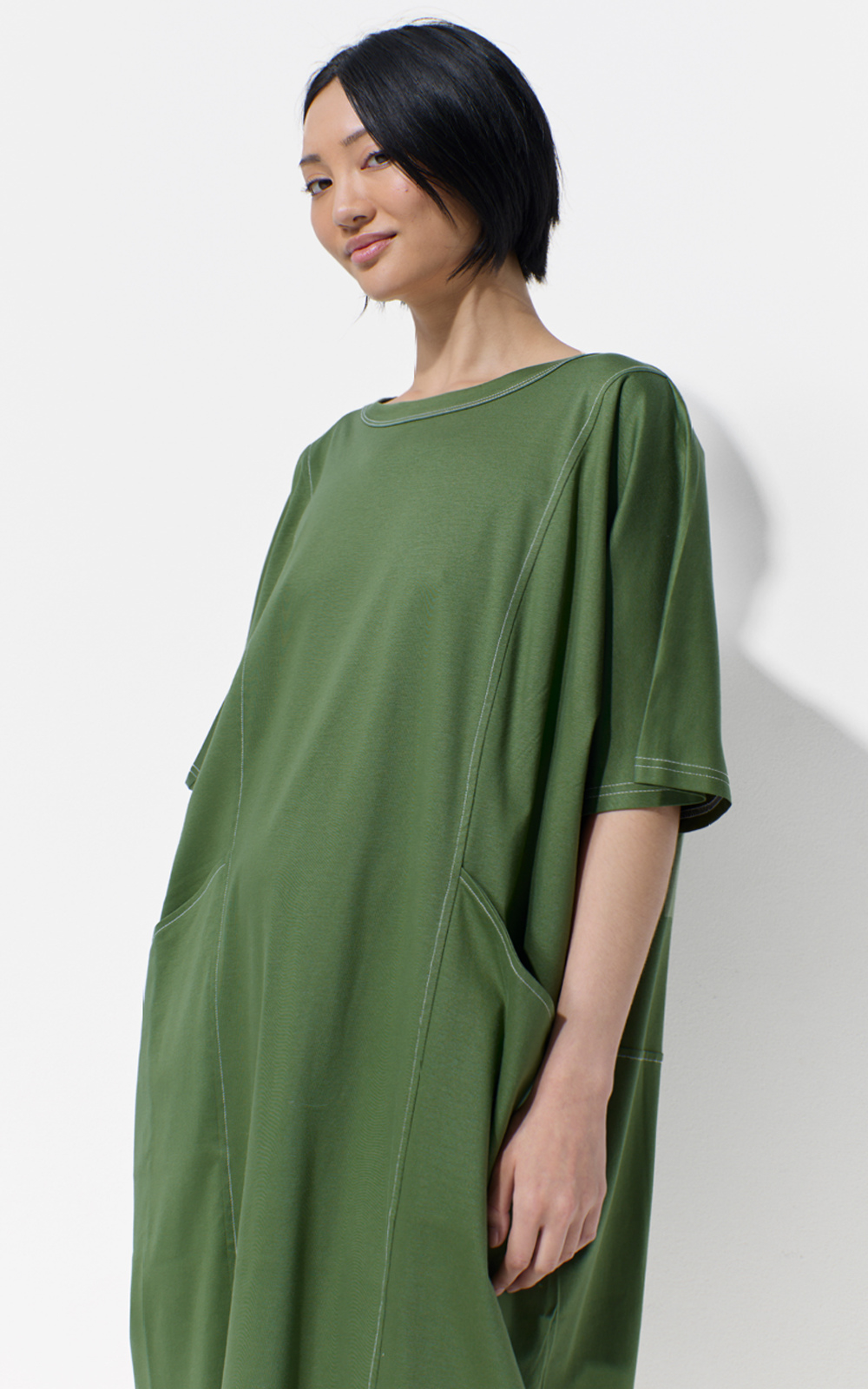 Cocoon Dress product photo.