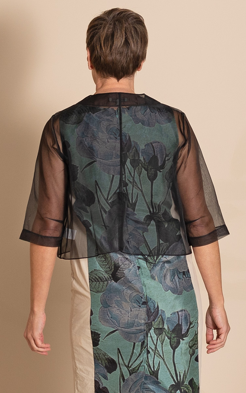 Silk Organza Birdie Jacket product photo.