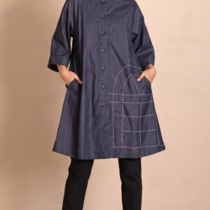 Denim Iris Coat