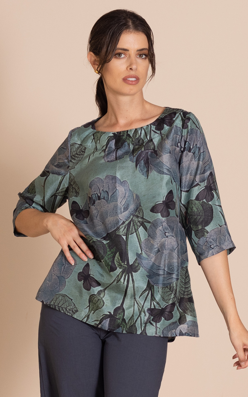 Butterfly Tee Top product photo.