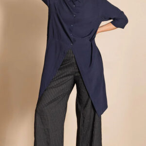 Crepe Long Envelope Shirt