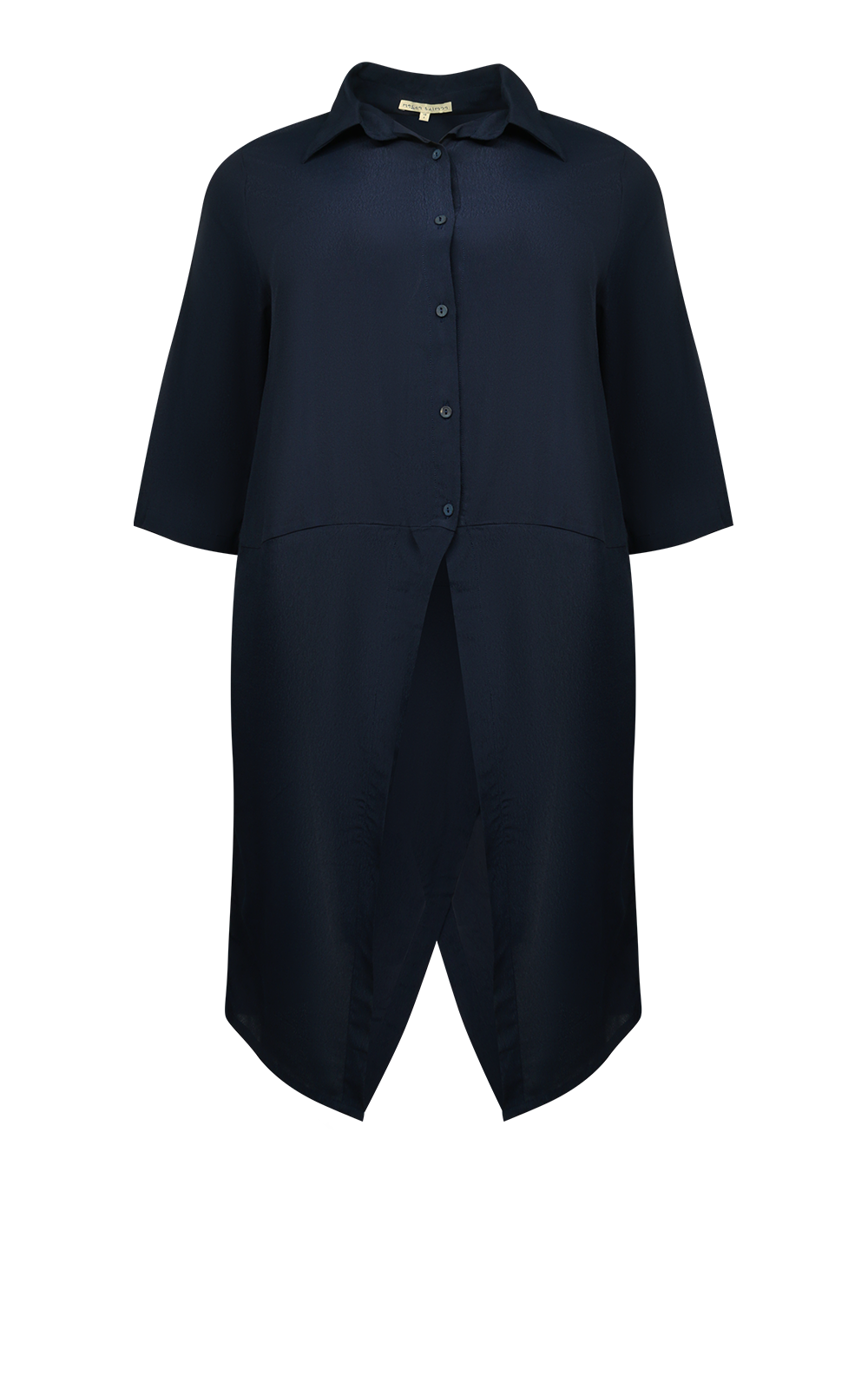 Crepe Long Envelope Shirt product photo.