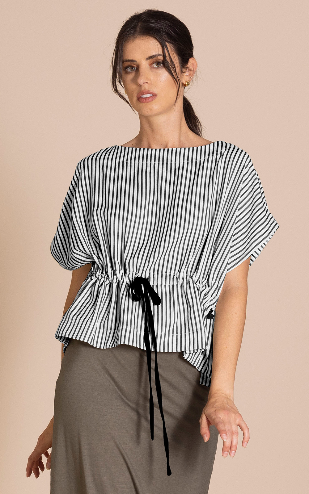 Candy Stripe Tableau Top product photo.